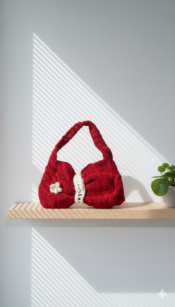 Sac de noeud rouge